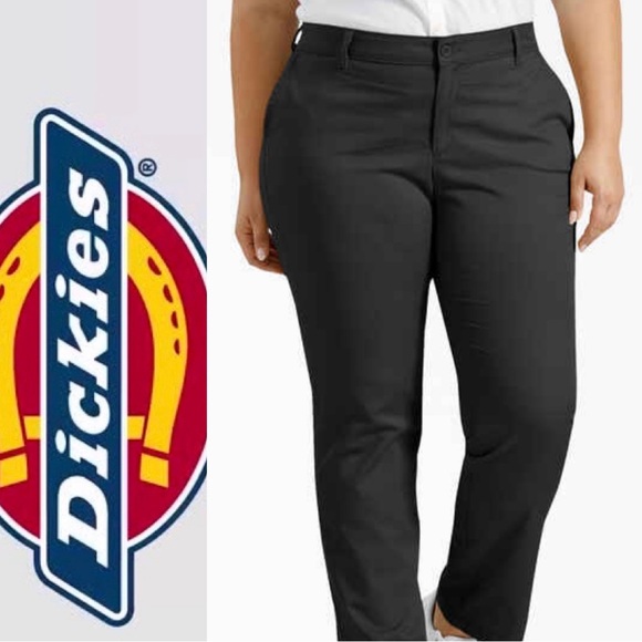 NWT DICKIES WOMENS 774 WORK PANTS. LOW RISE
STRAIGHT LEG STAIN RELEASE SIZE 18T - Picture 7 of 10